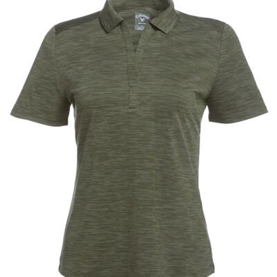 CALLAWAY BROKEN STRIPE TEXTURE LADIES' POLO Thumbnail